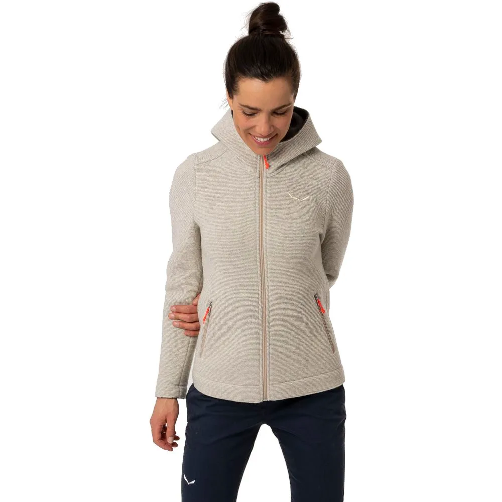 Куртка Salewa Sarner 2 Layers Wool Full-Zip Wms Hoody - купити в